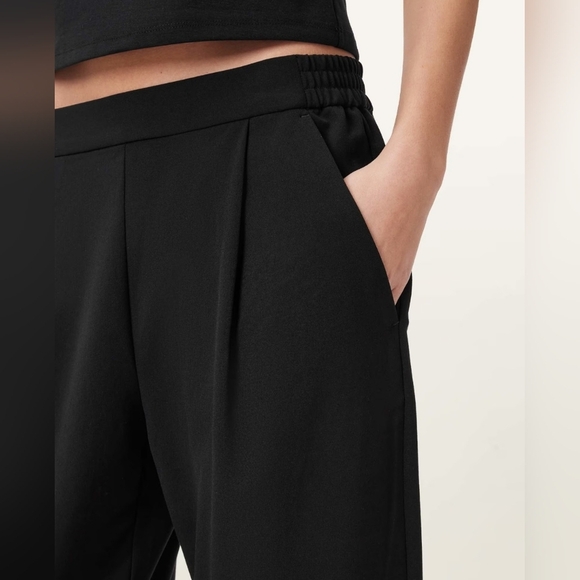 All Saints | Aleida Lightweight Tri B Trousers, Size 0 (Waist 13 1/2") - Picture 3 of 15